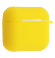 Чохол для AirPods 3 силіконовий SLIM (+ Карабин) тех.пак Canary yellow mag-200000152142729671