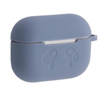 Чохол для AirPods PRO силіконовий LOGO 2в1(+ карабин) тех.пак Lavander mag-200000153808151253