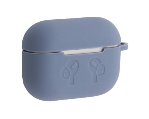 Чохол для AirPods PRO силіконовий LOGO 2в1(+ карабин) тех.пак Lavander mag-200000153808151253