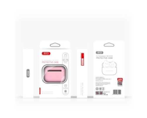 Чохол для навушників XO F70 Airpods pro Silicone case(with hook) Білий mag-692068088042319094