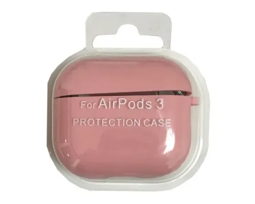 Чохол для AirPods 3 SILICONE CASE/MICROFIBER Pink mag-2000001370865146306