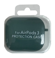Чохол для AirPods 3 SILICONE CASE/MICROFIBER Pine green mag-200000137089699821