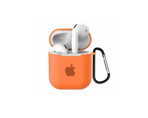 Чохол для AirPods SILICONE CASE Orange mag-200000130047316345