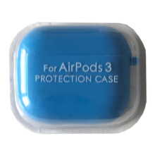 Чохол для AirPods 3 SILICONE CASE/MICROFIBER Blue mag-2000001450192103794
