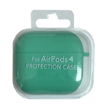 Чохол для AirPods 4 SILICONE CASE/MICROFIBER Mint mag-2000001553664131875