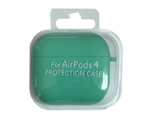 Чохол для AirPods 4 SILICONE CASE/MICROFIBER Mint mag-2000001553664131875