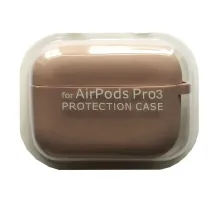 Чохол для AirPods PRO 3 SILICONE CASE/MICROFIBER Pink sand mag-2000001640982144594