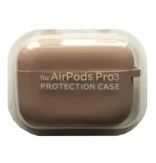 Чохол для AirPods PRO 3 SILICONE CASE/MICROFIBER Pink sand mag-2000001640982144594