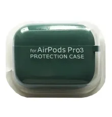 Чохол для AirPods PRO 3 SILICONE CASE/MICROFIBER Pine green mag-2000001641071144603