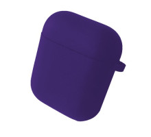 Чохол для AirPods 1/2 SILICONE CASE/MICROFIBER Purple mag-200000129430715752