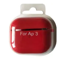 Чохол для AirPods 3 SILICONE CASE/MICROFIBER Red mag-2000001370902146307