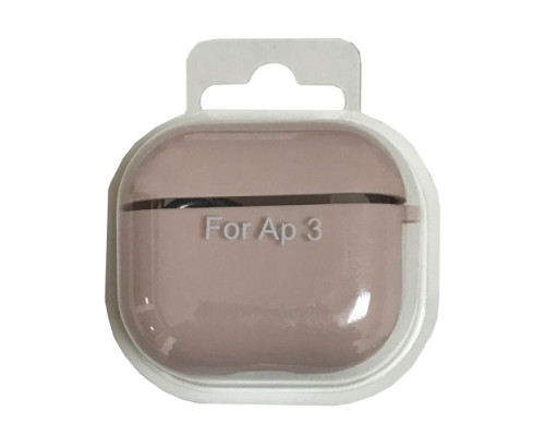 Чохол для AirPods 3 SILICONE CASE/MICROFIBER Pink sand mag-200000137091999823