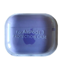 Чохол для AirPods 3 LOGO SILICONE CASE/MICROFIBER Glicine mag-2000001380659101667