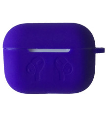 Чохол для AirPods PRO силіконовий LOGO 2в1(+ карабин) тех.пак Deep violet mag-2000001436790138930