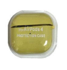 Чохол для AirPods 4 SILICONE CASE/MICROFIBER Yellow mag-2000001553671131876