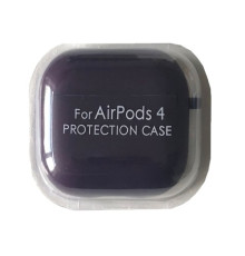 Чохол для AirPods 4 SILICONE CASE/MICROFIBER Elderberry mag-2000001553855131894