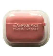 Чохол для AirPods PRO 3 SILICONE CASE/MICROFIBER Pink mag-2000001640999144595