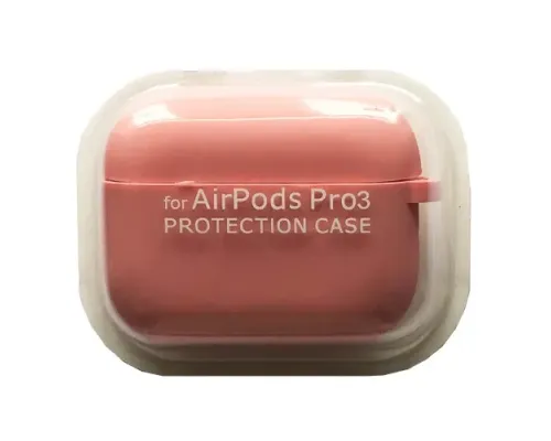 Чохол для AirPods PRO 3 SILICONE CASE/MICROFIBER Pink mag-2000001640999144595