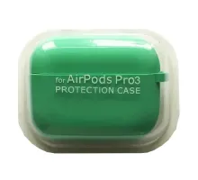 Чохол для AirPods PRO 3 SILICONE CASE/MICROFIBER Mint mag-2000001641088144604