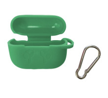 Чохол для AirPods PRO силіконовий LOGO 2в1(+ карабин) тех.пак Pistachio mag-2000001153901138331