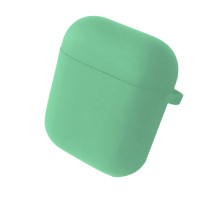 Чохол для AirPods 1/2 SILICONE CASE/MICROFIBER Mint mag-200000129419215741