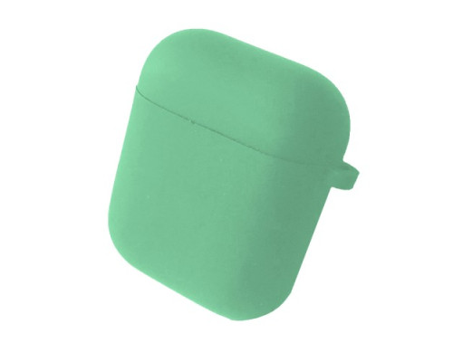 Чохол для AirPods 1/2 SILICONE CASE/MICROFIBER Mint mag-200000129419215741