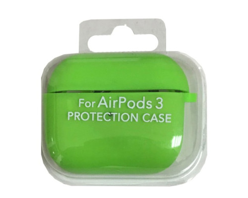 Чохол для AirPods 3 SILICONE CASE/MICROFIBER Party green mag-200000137092699824