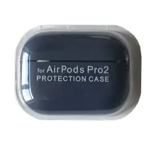 Чохол для AirPods PRO 2 SILICONE CASE/MICROFIBER Midnight blue mag-2000001431191146308