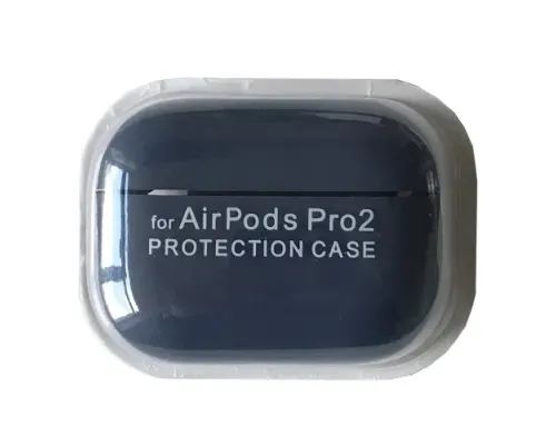 Чохол для AirPods PRO 2 SILICONE CASE/MICROFIBER Midnight blue mag-2000001431191146308