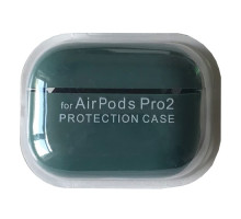Чохол для AirPods PRO 2 SILICONE CASE/MICROFIBER Pine green mag-2000001431337138074