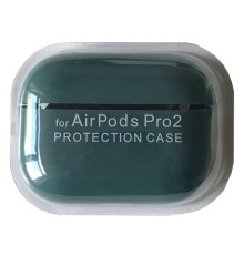 Чохол для AirPods PRO 2 SILICONE CASE/MICROFIBER Pine green mag-2000001431337138074