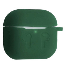 Чохол для AirPods 4 силіконовий 2мм тех.пак Dark green mag-2000001553534100353