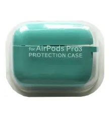 Чохол для AirPods PRO 3 SILICONE CASE/MICROFIBER Light blue mag-2000001641095144605