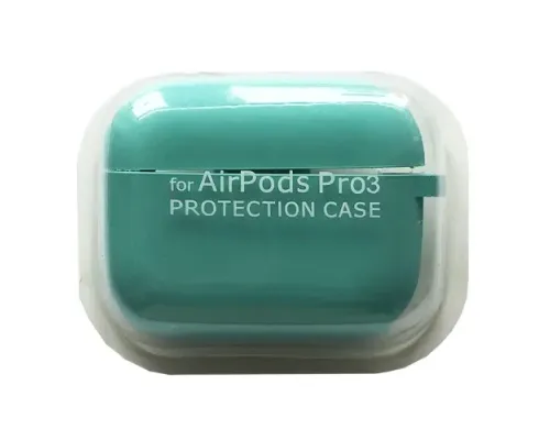 Чохол для AirPods PRO 3 SILICONE CASE/MICROFIBER Light blue mag-2000001641095144605
