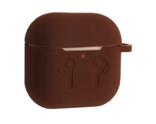 Чохол для AirPods 4 силіконовий 2мм тех.пак Brown mag-2000001606506138405