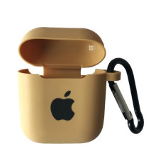 Чохол для AirPods SILICONE CASE Gold mag-20000011656078353
