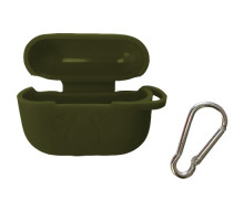 Чохол для AirPods PRO силіконовий LOGO 2в1(+ карабин) тех.пак Virid mag-2000001133477138322