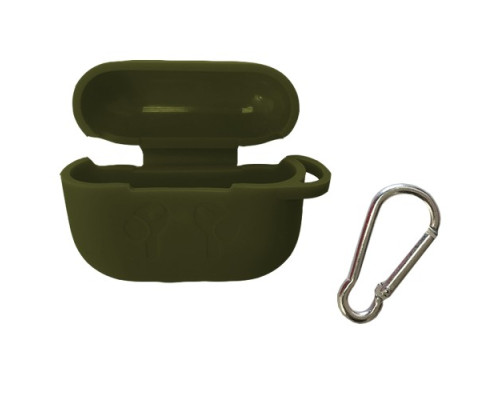 Чохол для AirPods PRO силіконовий LOGO 2в1(+ карабин) тех.пак Virid mag-2000001133477138322