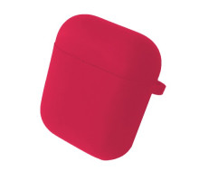 Чохол для AirPods 1/2 SILICONE CASE/MICROFIBER Hot pink mag-200000129420815742