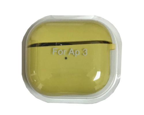 Чохол для AirPods 3 SILICONE CASE/MICROFIBER Yellow mag-200000137079799811