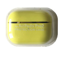 Чохол для AirPods PRO 2 SILICONE CASE/MICROFIBER Yellow mag-2000001431375138075