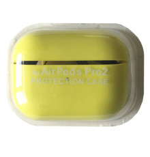Чохол для AirPods PRO 2 SILICONE CASE/MICROFIBER Yellow mag-2000001431375138075
