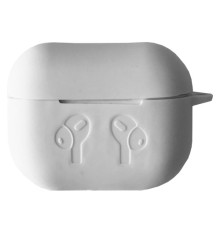 Чохол для AirPods PRO 2 силіконовий LOGO 2в1(+ карабин) тех.пак White mag-2000001432716133452