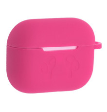 Чохол для AirPods PRO 2 силіконовий LOGO 2в1(+ карабин) тех.пак Hot pink mag-200000153819751264