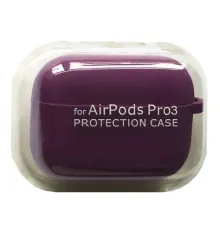 Чохол для AirPods PRO 3 SILICONE CASE/MICROFIBER Purple mag-2000001640975144593