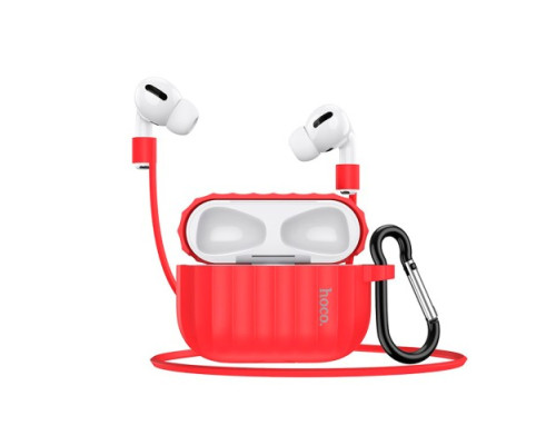 Чохол для навушників HOCO WB22 APs3 Glory series silicone protective case Red mag-693147476359434969