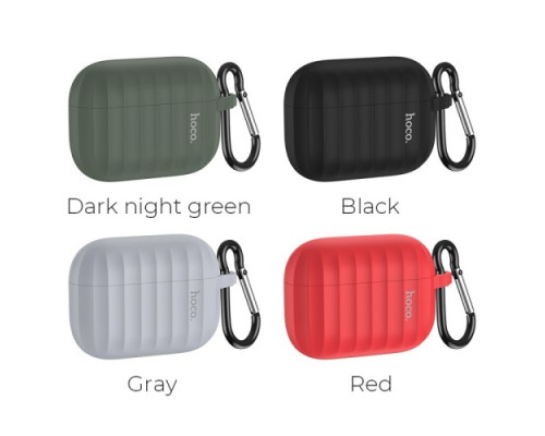 Чохол для навушників HOCO WB22 APs3 Glory series silicone protective case Red mag-693147476359434969