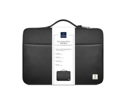 Сумка для ноутбука WiWU Hali Laptop Bag 14'' Black mag-6976195091748153535