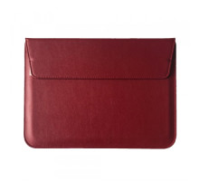 Чохол-конверт-подставка LEATHER PU для MacBook 11" Wine red mag-200000147690134743