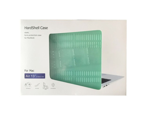 Накладка Crystal Case for MacBook M2/M3 Air 13.6" (A2681/A3113) White-blue mag-200000141445313319